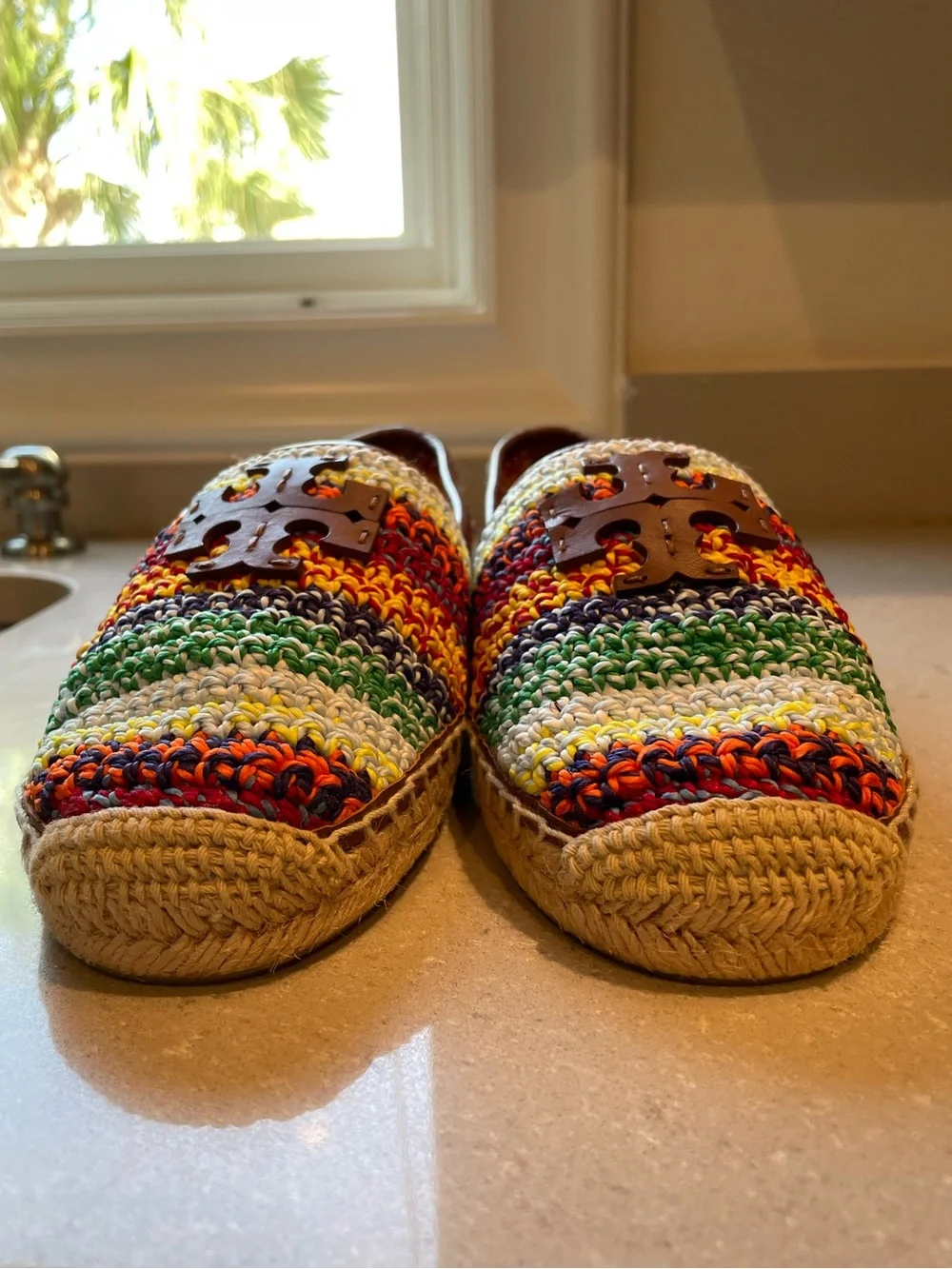 Tory Burch Everly Espadrilles | Multi color w/brown trim